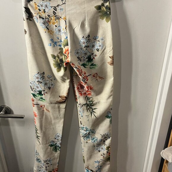 LA PATEAU Flower Print Pants Size 36 (4) - Picture 6 of 8